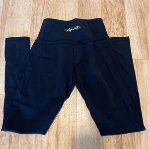 Alphalete leggings. Black. Small.